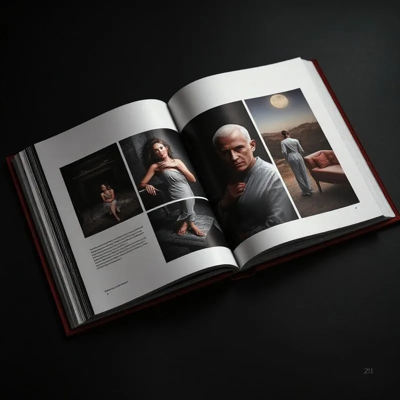 Individually designed photo book with premium binding